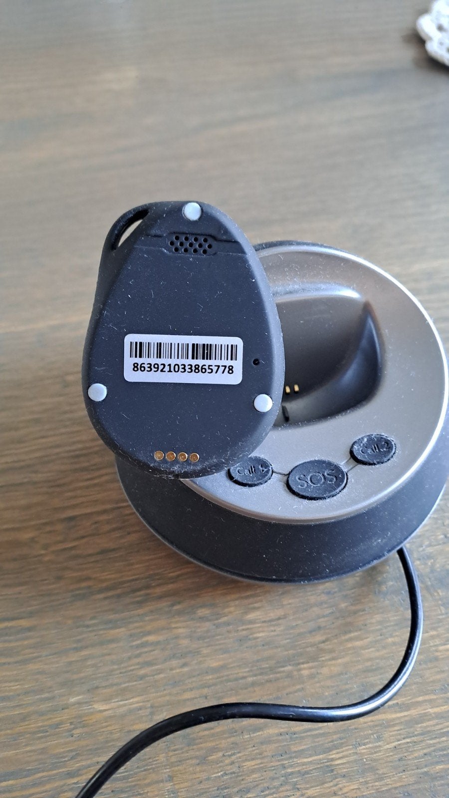 SOS Alarm Hanger met Oplaadstation | LifeWatcher SOS Button, Ophalen of Verzenden, Gebruikt
