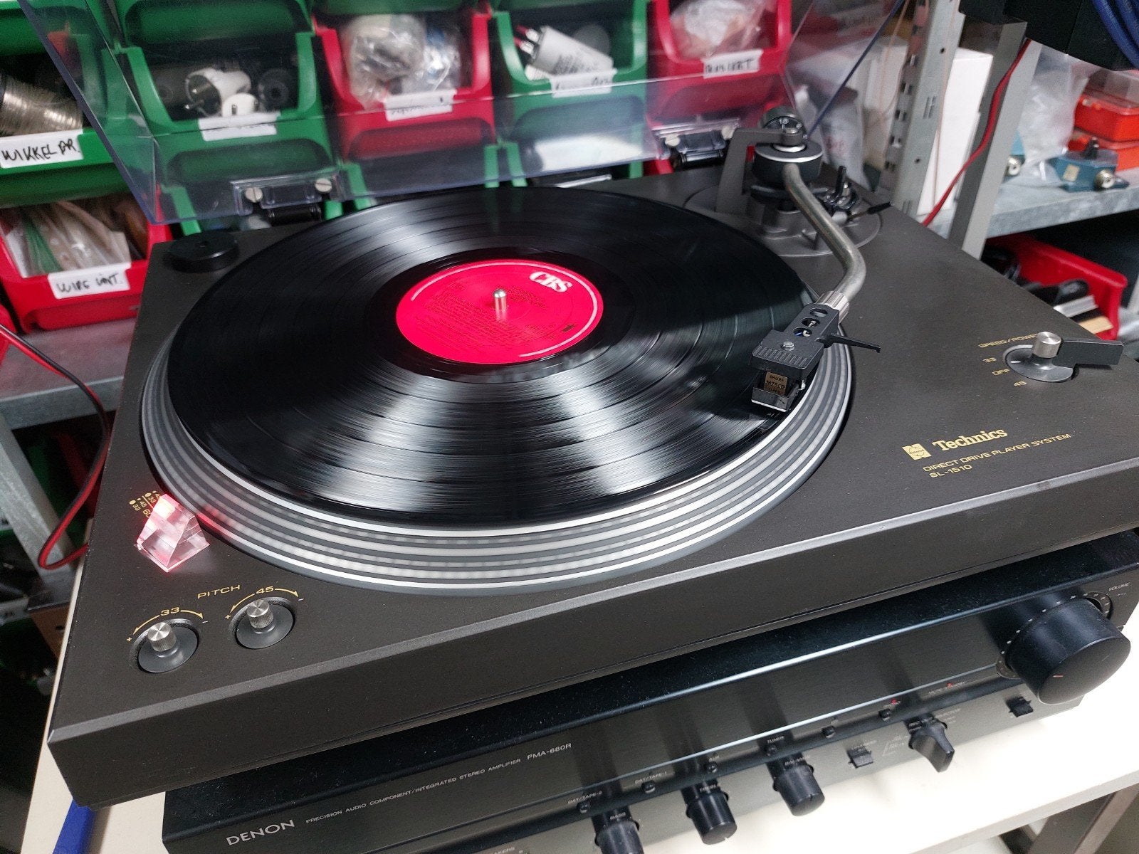 Technics SL1510 direct drive platenspeler, Ophalen, Technics, Technics, Nvt