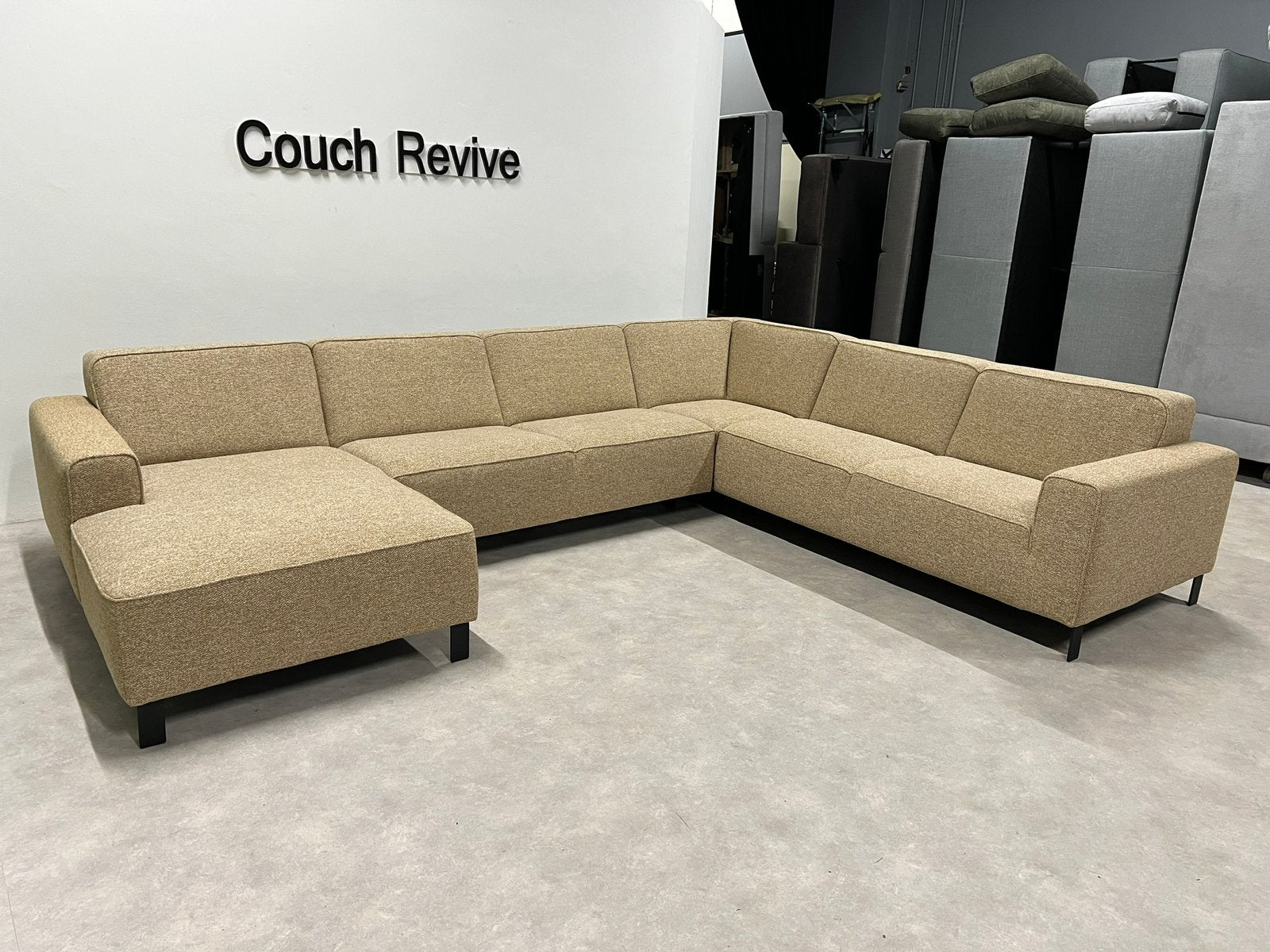 Sanders u-bank Showroommodel | 345x265 | GRATIS LEVERING, -, -, Ophalen of Verzenden, Zo goed als nieuw