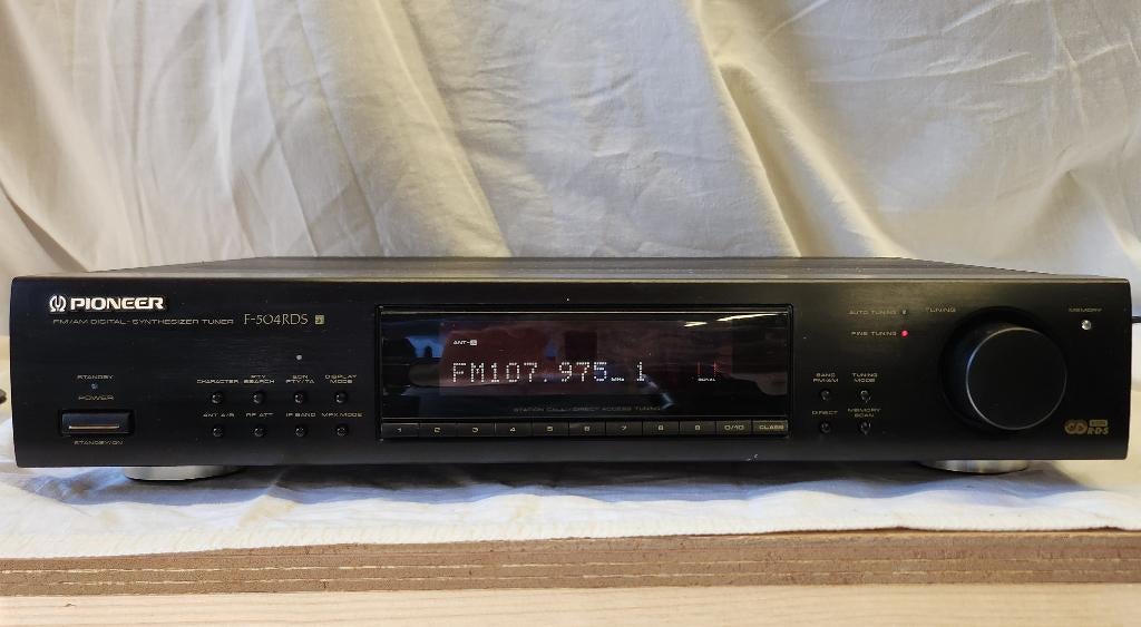 Pioneer digital synthesizer tuner F-504RDS, Audio, Tv en Foto, Tuners, Ophalen, Gebruikt