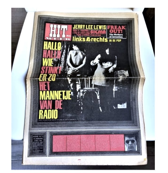 Hitweek - Jaargang 2, nummer 11 (2 december 1966)frank zappa, Boeken, Ophalen of Verzenden, Gelezen, Muziek, Film of Tv