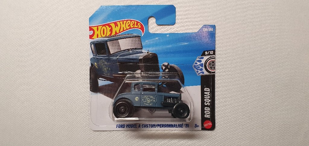 Hot Wheels '31 Ford Model A Custom blauw Treasure Hunt, Hobby en Vrije tijd, Verzenden, Nieuw, Auto