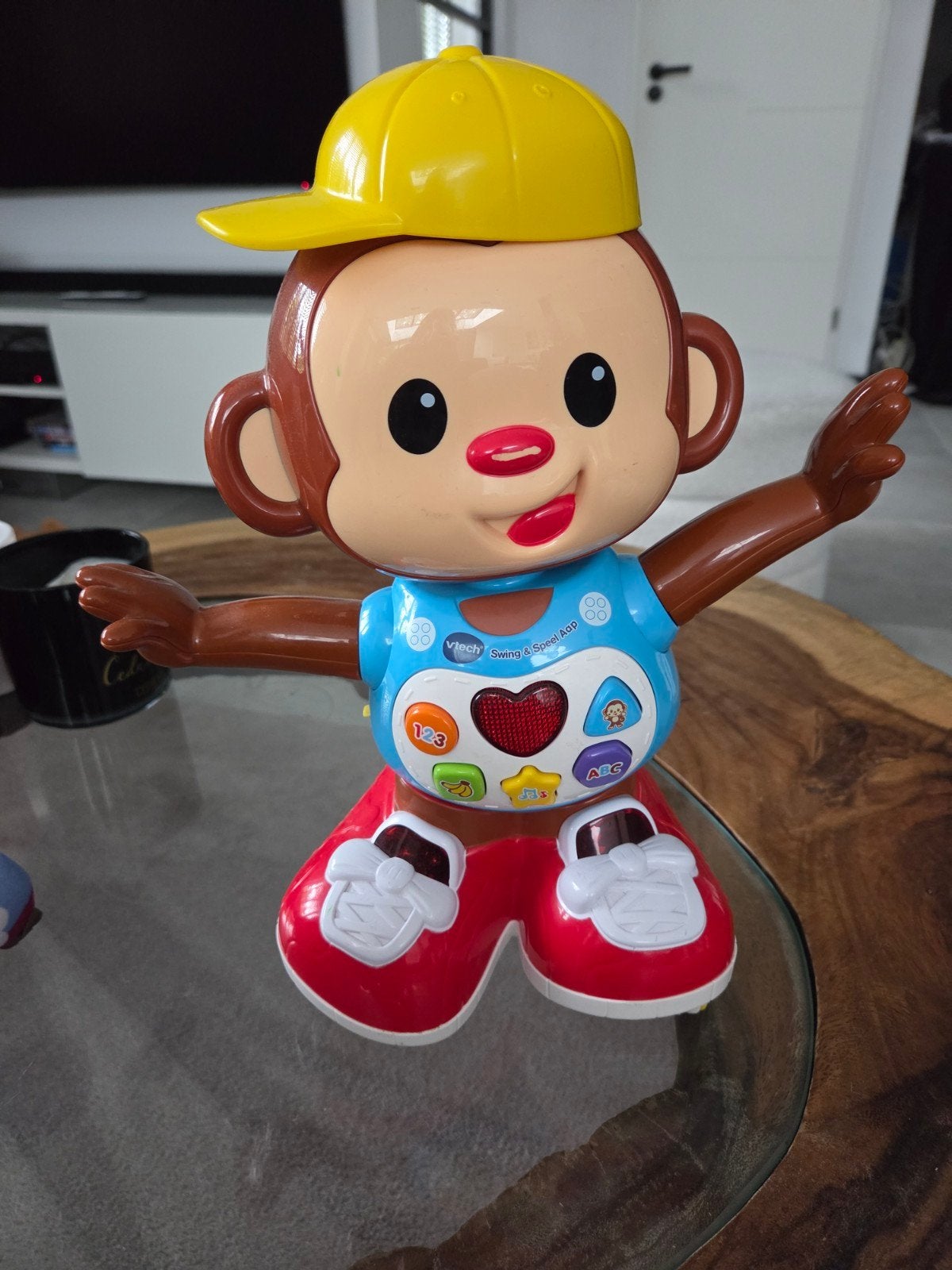 VTech Dansende Aap op Rolschaatsen - Muziek & Leren, Kinderen en Baby's, Speelgoed | Vtech, Ophalen of Verzenden, Gebruikt, 6 maanden tot 2 jaar