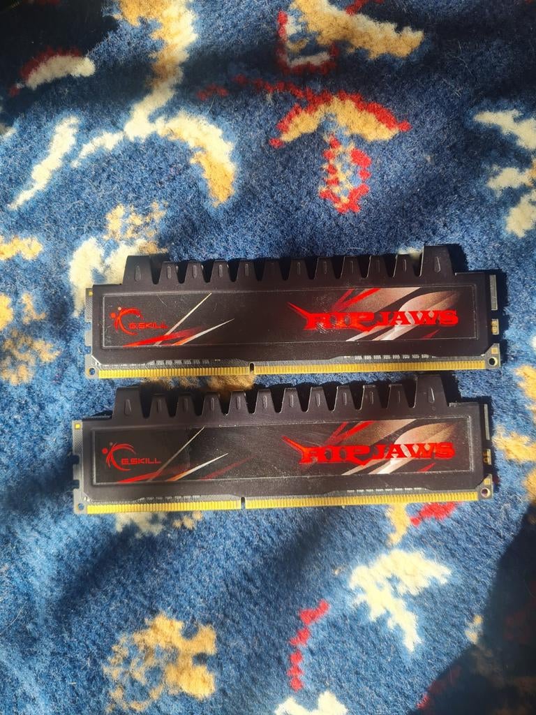 G.Skill Ripjaws DDR3 RAM Geheugen 8GB (2x4GB) 1600MHz, Gebruikt, Server, 8 GB, DDR3