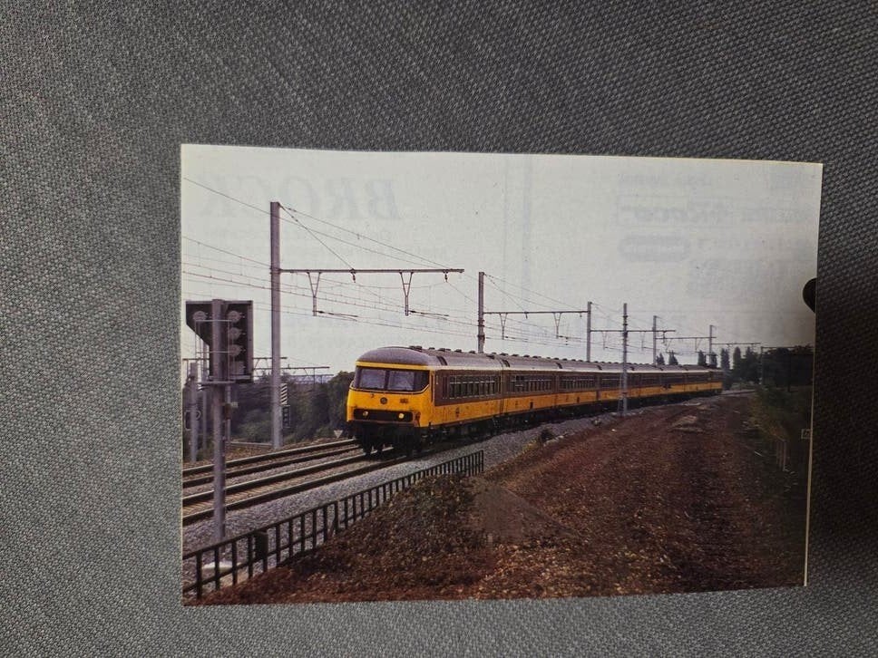 Beneluxtrein NS Spoorwegkaart 1990, Ophalen of Verzenden