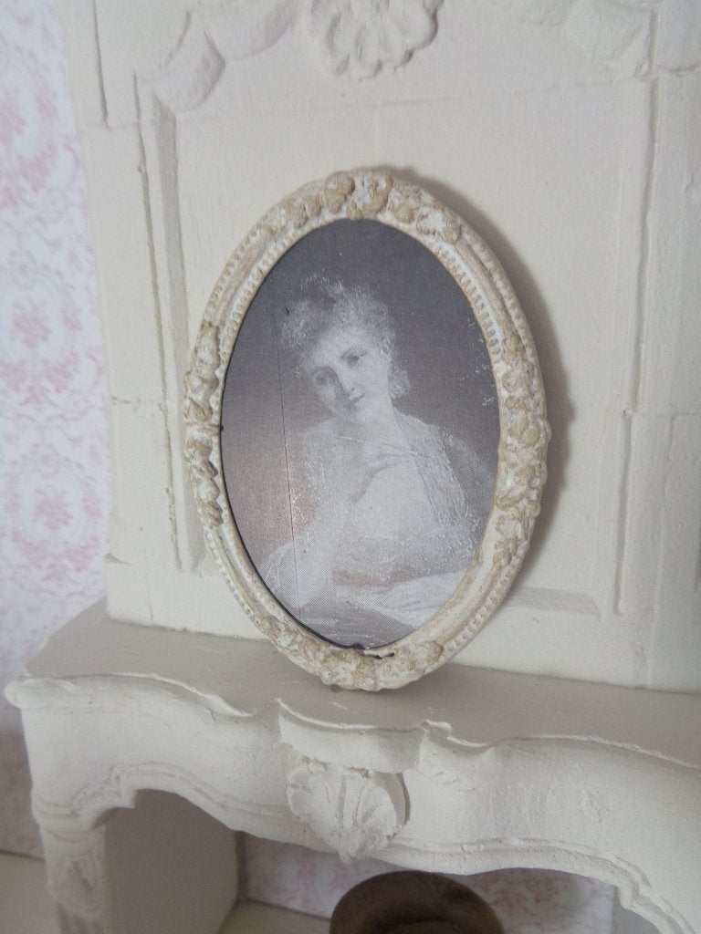 Brocante schilderij…..Poppenhuis 1:12…(Foto E8), Ophalen of Verzenden, Nieuw, Poppenhuis