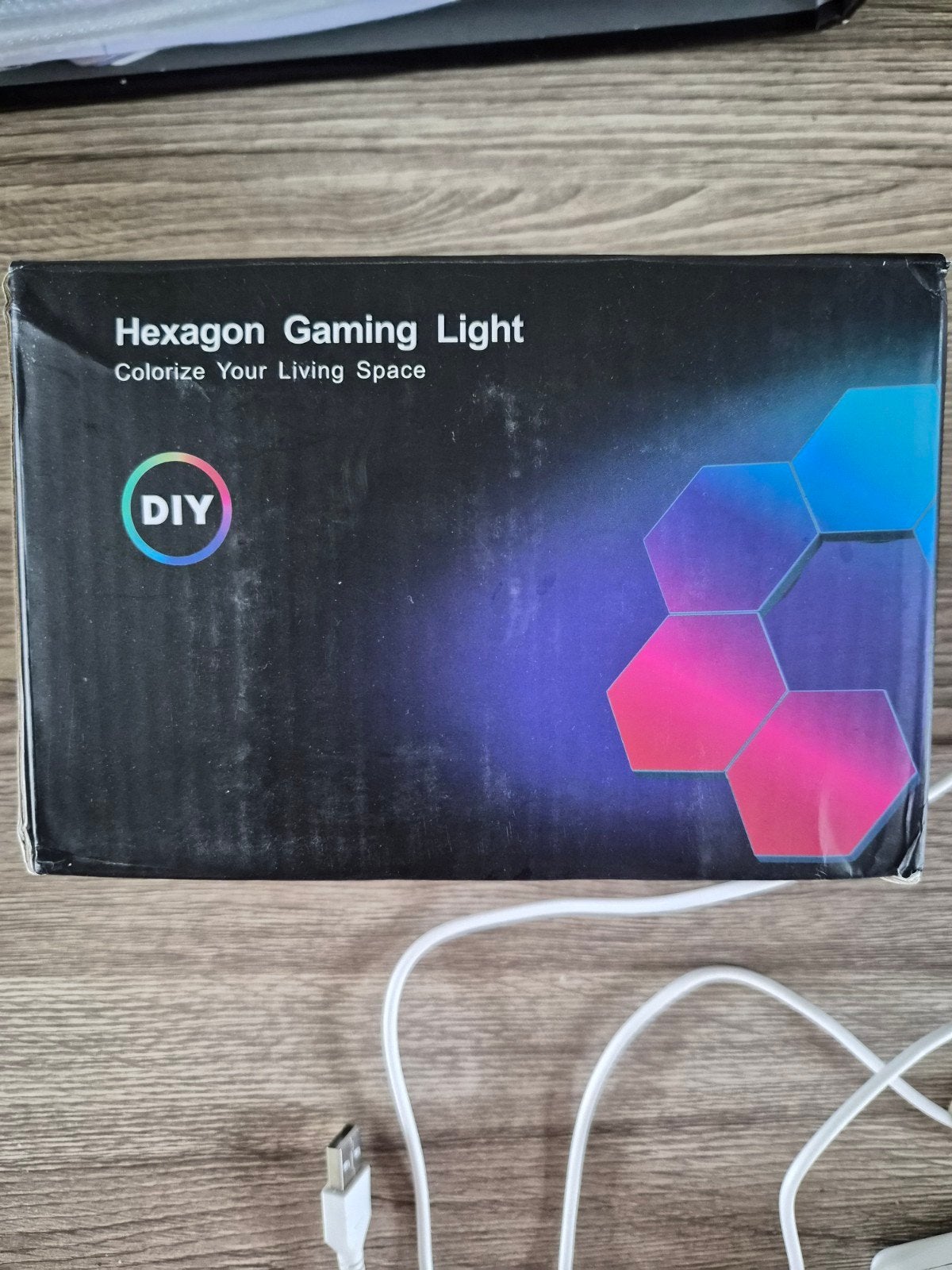 Nieuwe Hexagon Gaming Lights - 6 stuks, Ophalen, Overige merken, Kunststof, Meerkleurig