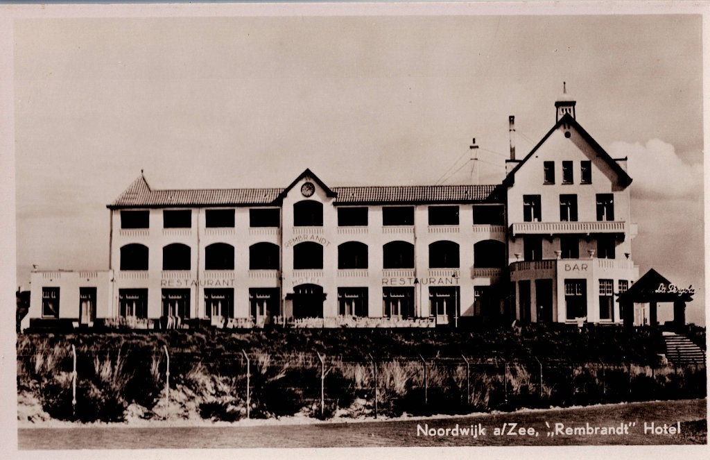 Noordwijk aan Zee – Rembrandt Hotel., Ophalen of Verzenden, 1940 tot 1960, Ongelopen, Zuid-Holland