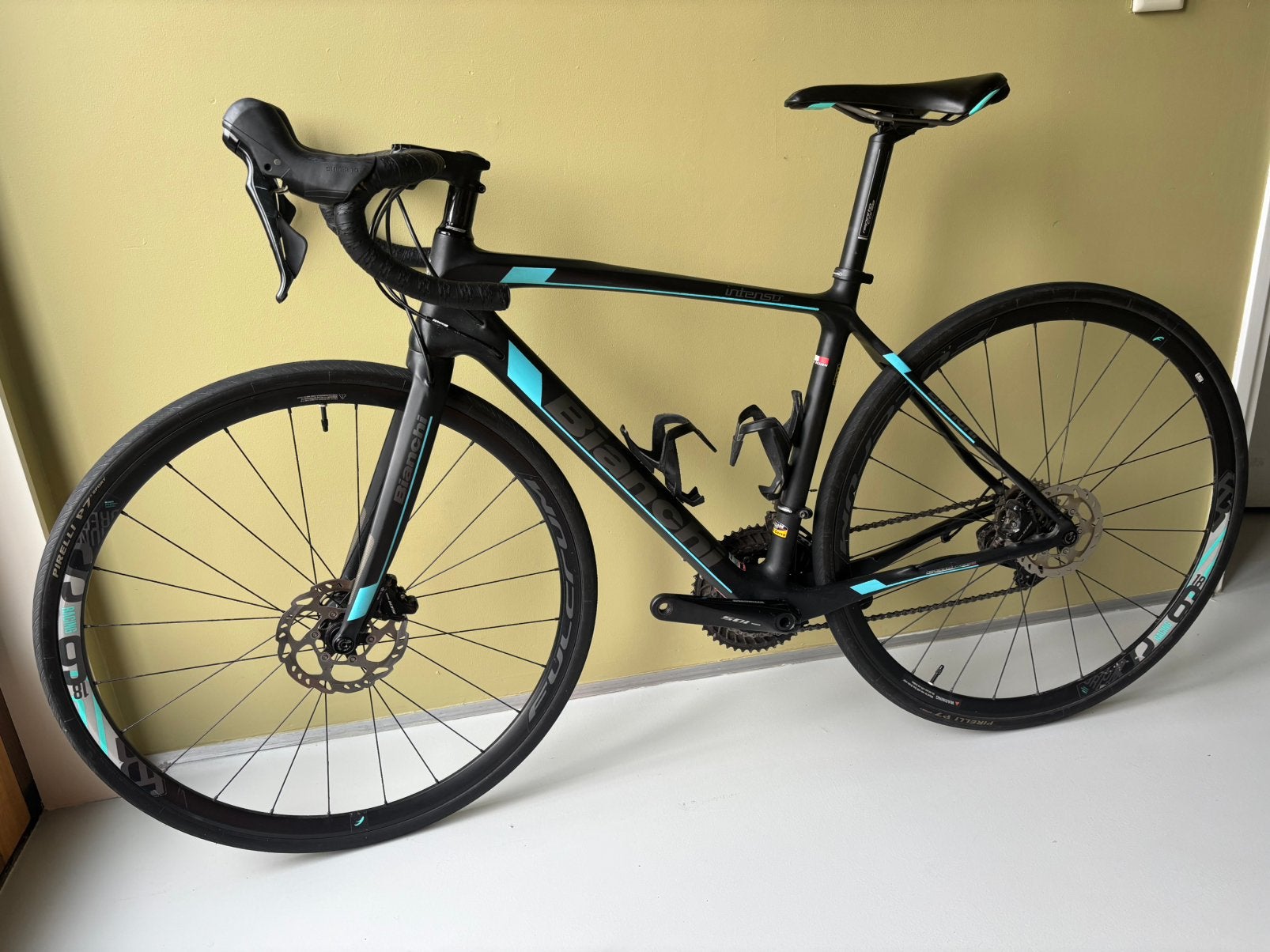 Bianchi Intenso racefiets maat S, Gebruikt, Carbon, 49 tot 53 cm, Meer dan 20 versnellingen