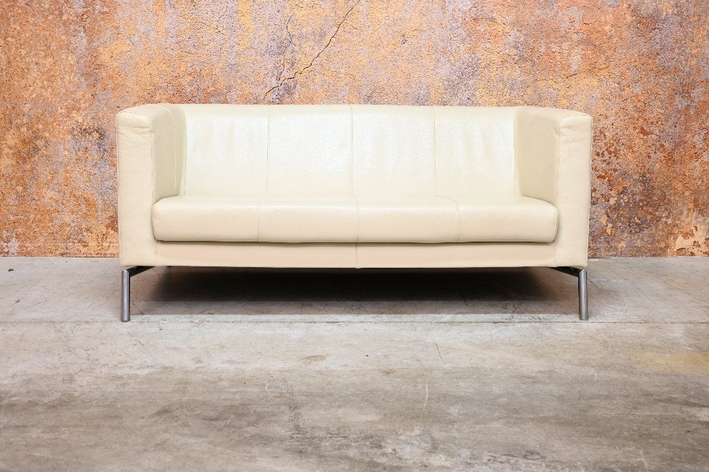 ZGANieuw cremekleurige Montis Kubik design bank, Huis en Inrichting, Montis, 150 tot 200 cm, Montis, Tweepersoons