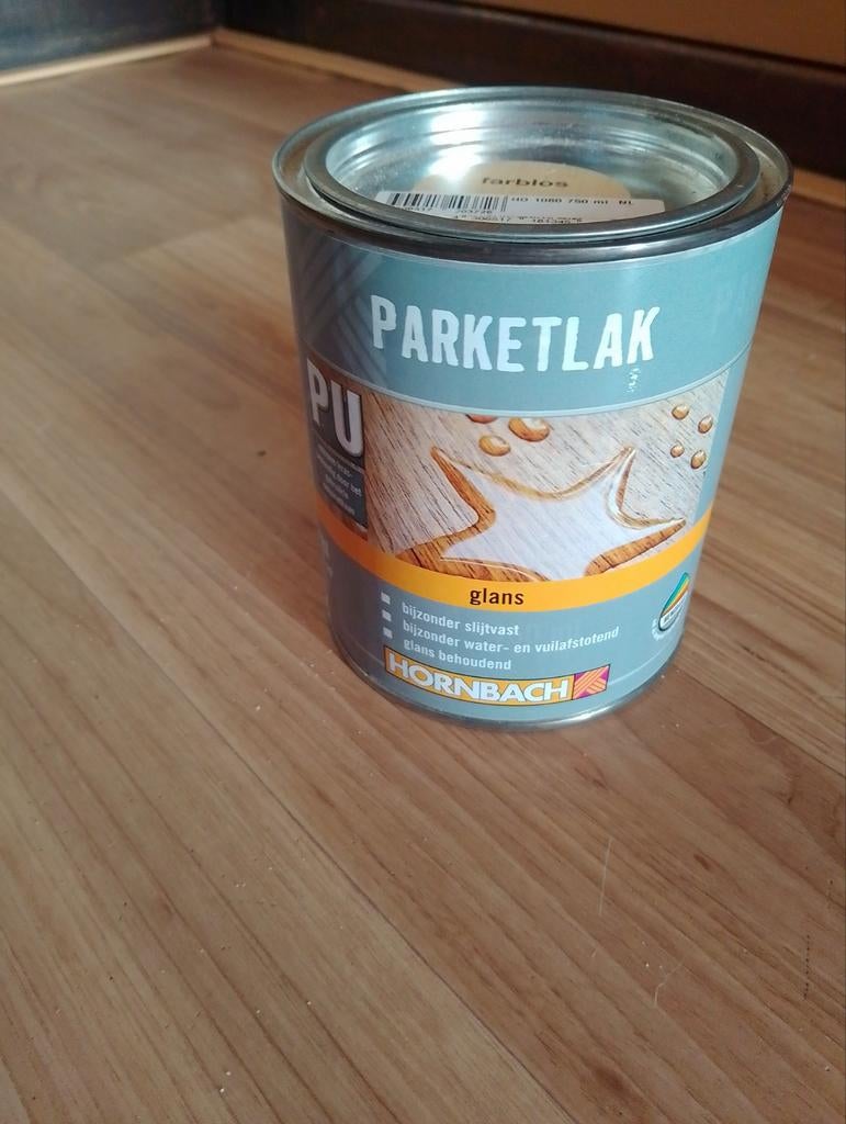 Parketlak PU Glans - Hornbach (750 ml), Doe-het-zelf en Verbouw, Verf, Beits en Lak, Nieuw, Lak, Minder dan 5 liter, Overige kleuren