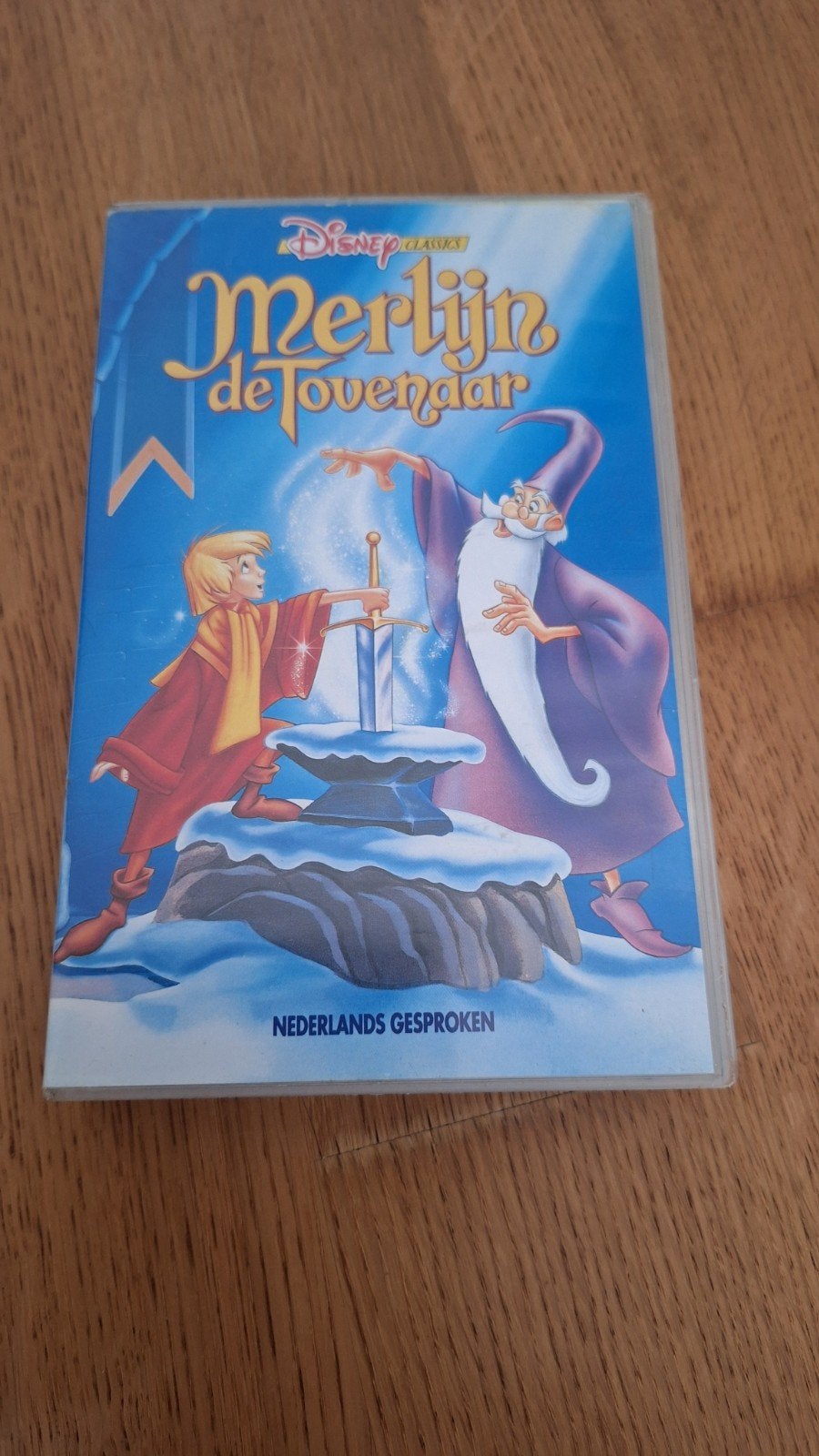 Merlijn de Tovenaar VHS - Disney Classic, Gebruikt, Tekenfilm, Alle leeftijden, VHS