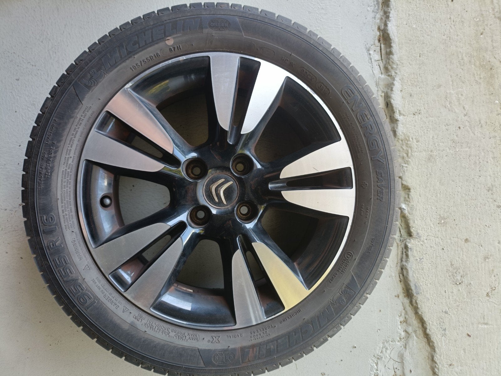 Velgenset + banden Citroën DS3/ C3, Ophalen of Verzenden, 16 inch, Zomerbanden