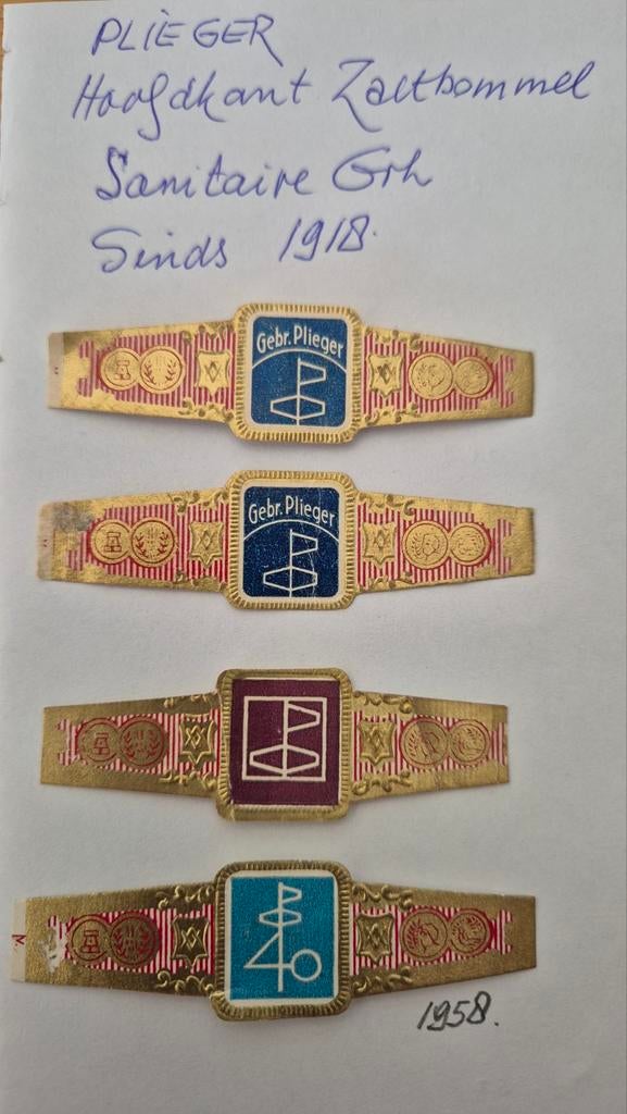 Sigarenbanden Zaltbommel, Ophalen, Zo goed als nieuw, Sigarenbandjes
