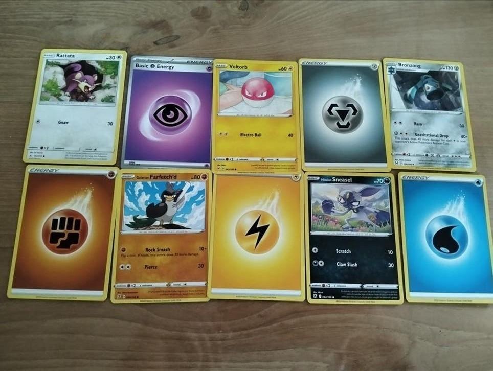 Pokémon Kaarten 10 voor €1,-, Ophalen of Verzenden, Gebruikt, Meerdere kaarten