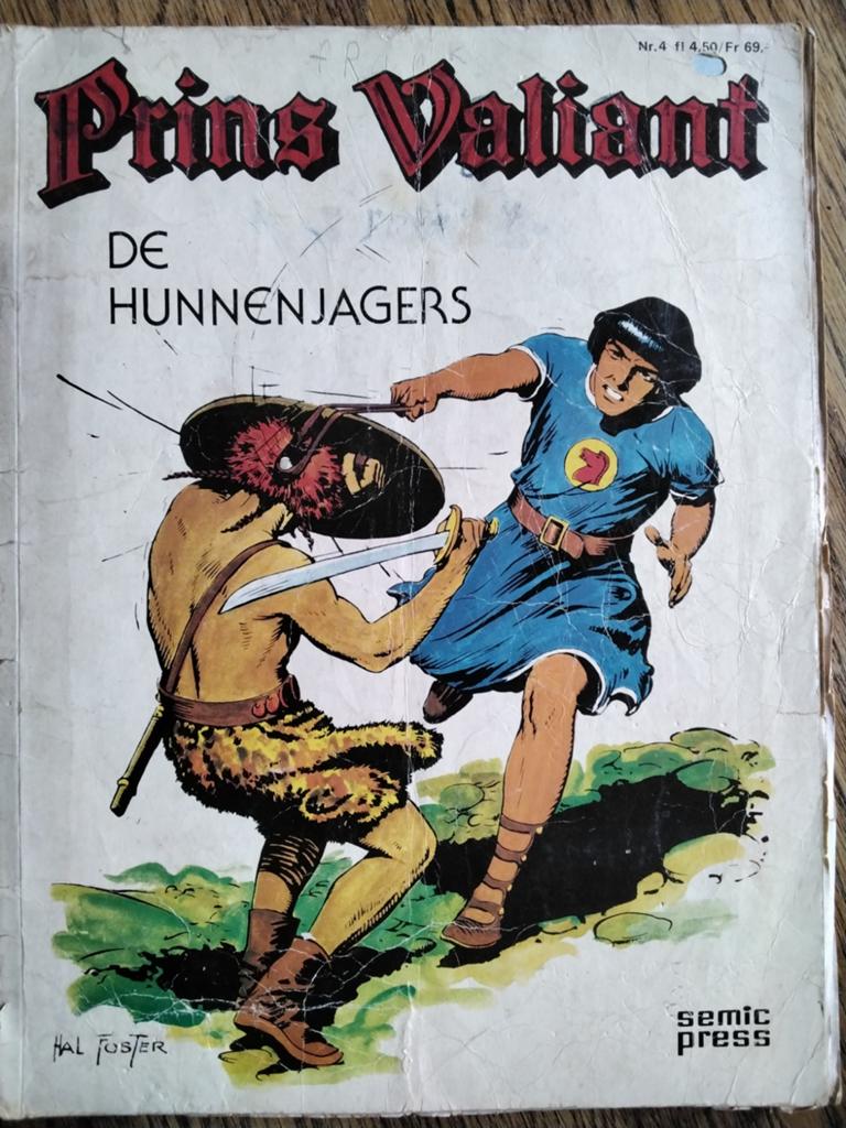 Prins Valiant en de hunnejagers, Eén stripboek, Ophalen of Verzenden, Gelezen