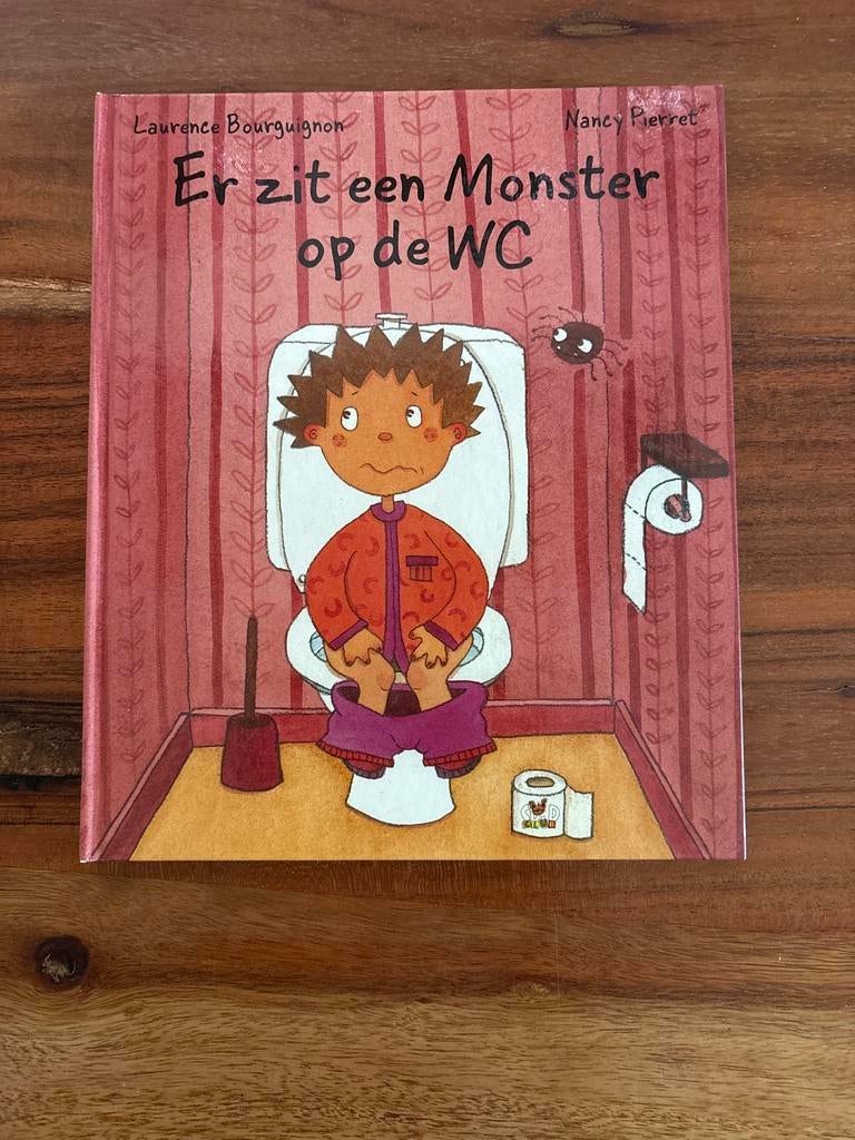 Er zit een Monster op de WC - Prentenboek, Fictie algemeen, Jongen of Meisje, Ophalen of Verzenden, Zo goed als nieuw