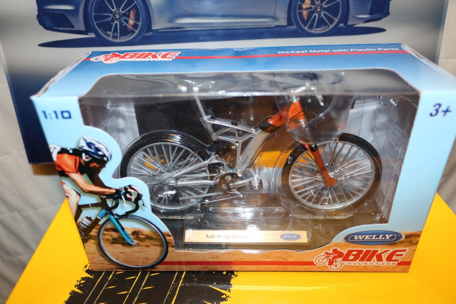 audi fiets model 1:10, Ophalen of Verzenden, Nieuw