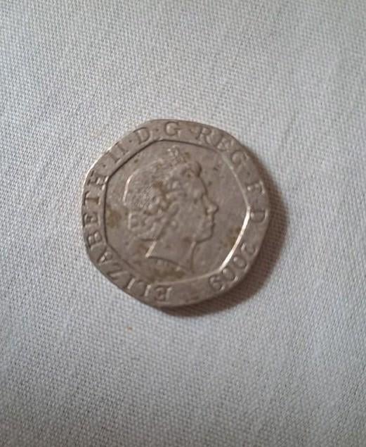 Britse 20 pence munt 2009, Postzegels en Munten, Ophalen of Verzenden, Overige landen, Losse munt