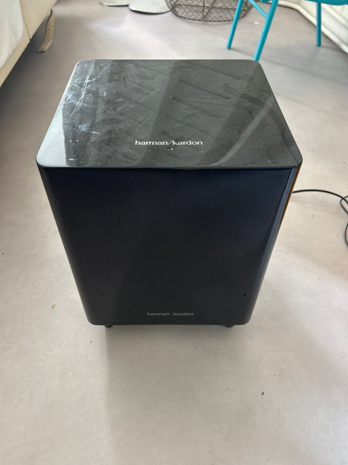 Harman Kardon HKTS200SUB Subwoofer - Krachtige Bas, Audio, Tv en Foto, Luidsprekers, Gebruikt, Subwoofer, Basreflex, Harman Kardon