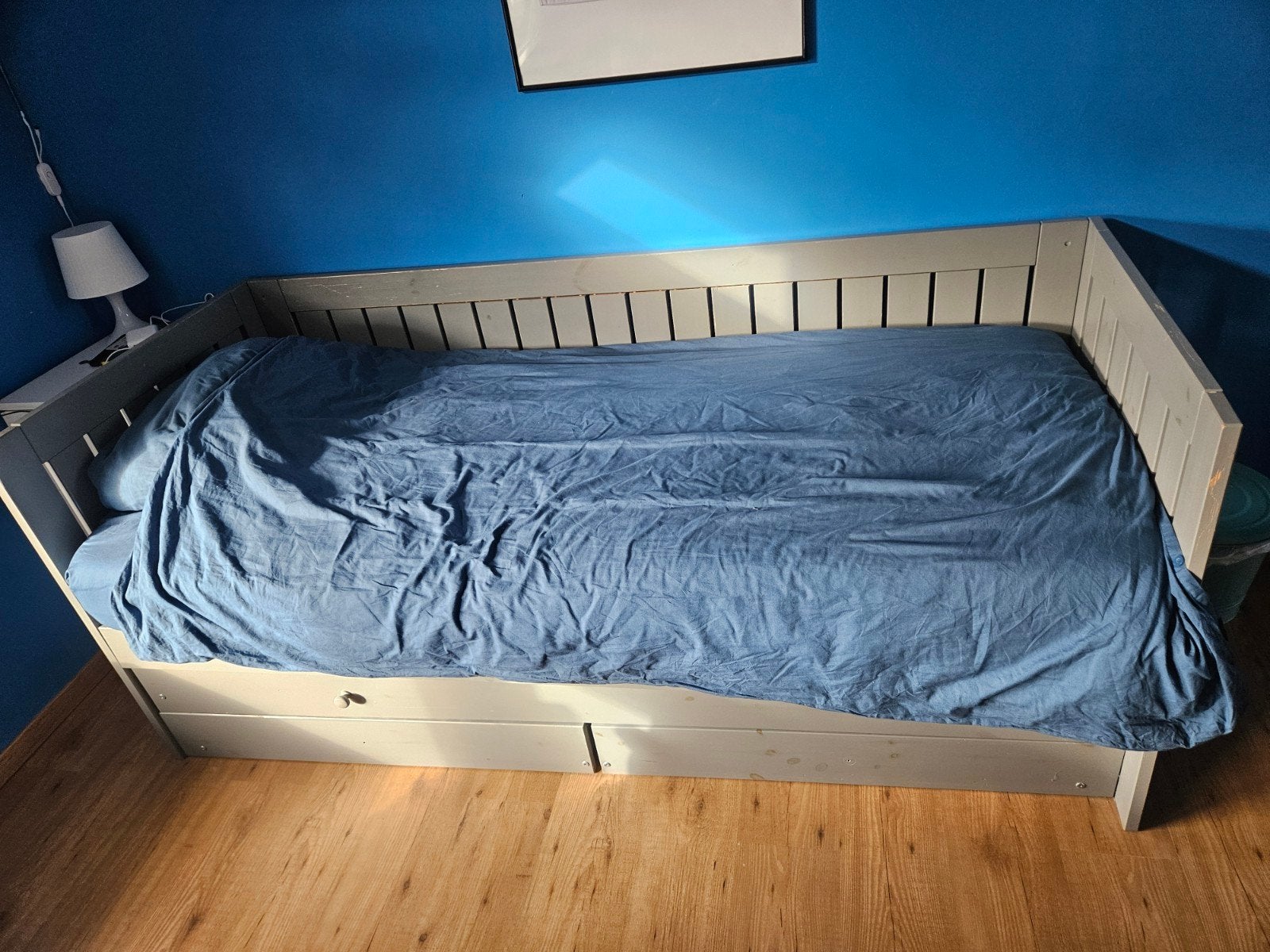 VT wonen bed mer uitschuifbaar logeerbed., Ophalen, Eenpersoons, Hout, 80 cm