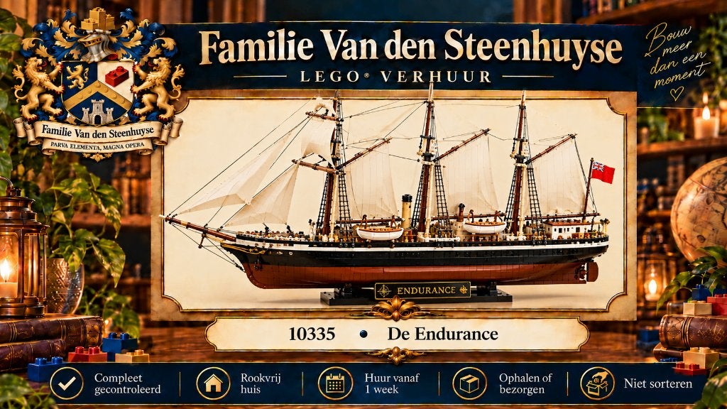 LEGO The Endurance 10335 huren, Lego, Ophalen of Verzenden, Zo goed als nieuw, Icons