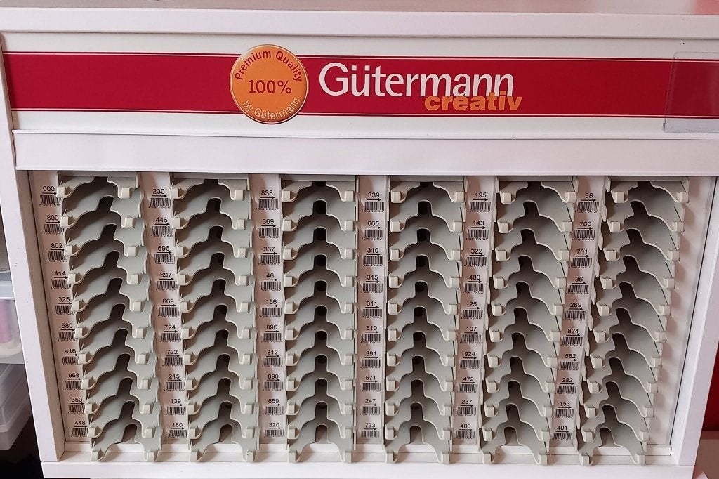 Gutermann garenkast leeg € 75,00 🧵🧵🧵🧵🧵, Ophalen, Zo goed als nieuw, Garen of Naald(en)