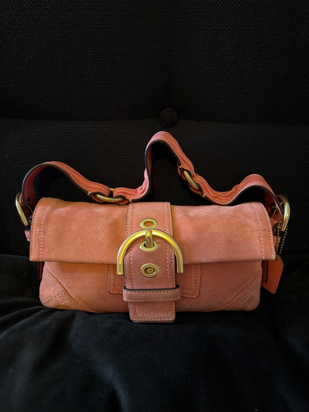 Coach Tas, Ophalen of Verzenden, Gebruikt, Roze, Schoudertasje