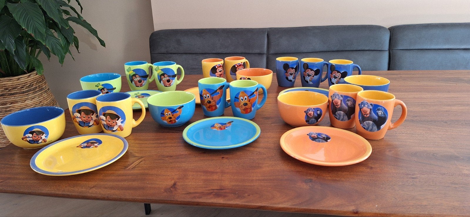 Disney Servies van Esso uit 1998, Huis en Inrichting, Ophalen, Gebruikt, Overige merken, Keramiek