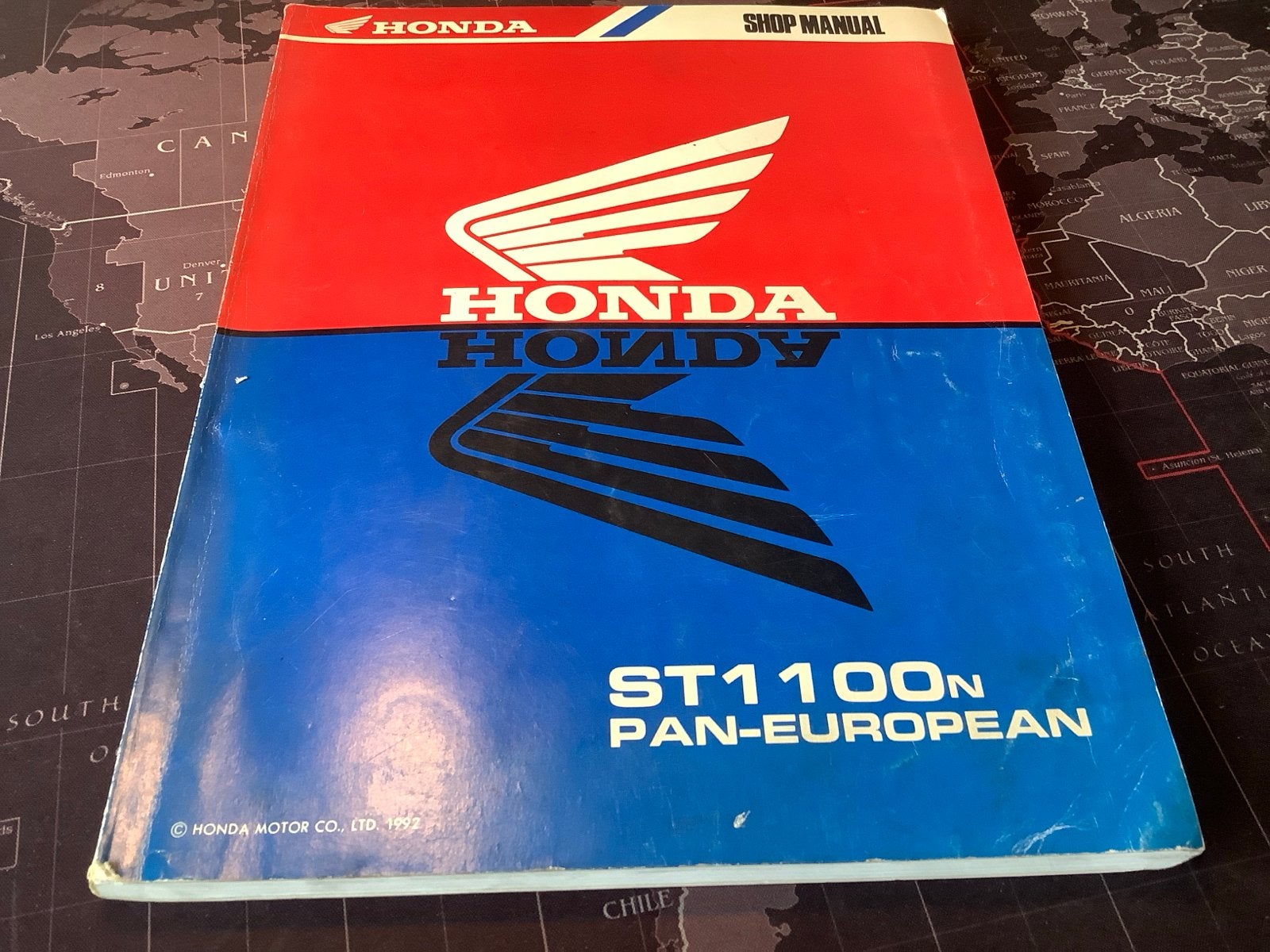 Honda ST1100N Pan-European Werkplaatshandboek, Motoren, Handleidingen en Instructieboekjes, Verzenden, Honda