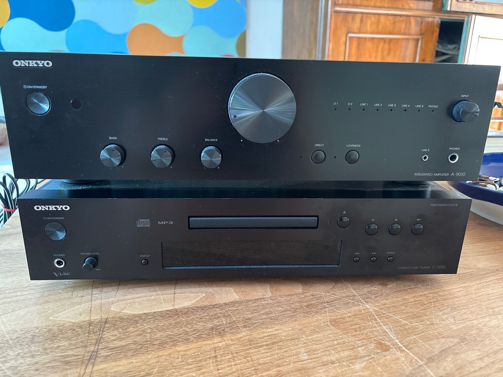 Onkyo A-9010 Versterker en C-7030 CD-speler Set, Overige merken, Zo goed als nieuw, Cd-speler, Losse componenten