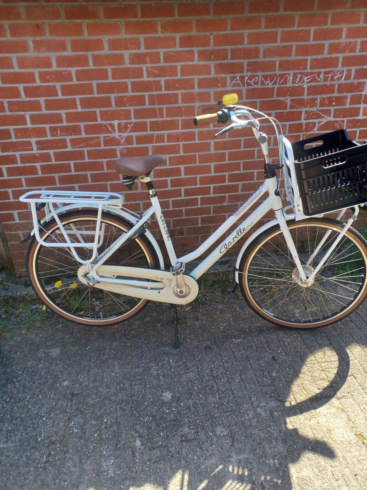 Gazelle miss grace 28 inch, frame 54 cm,3 versnellingen, Ophalen, 53 tot 56 cm, Versnellingen, Zo goed als nieuw