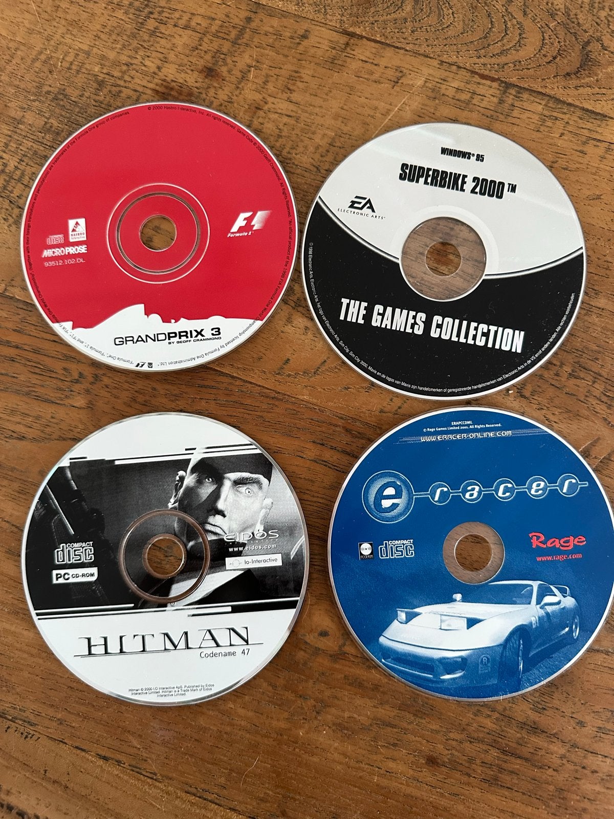 PC CD-ROM Games: Grand Prix 3, Superbike 2000, Hitman, e-Rac, Ophalen of Verzenden, Gebruikt, Racen en Vliegen