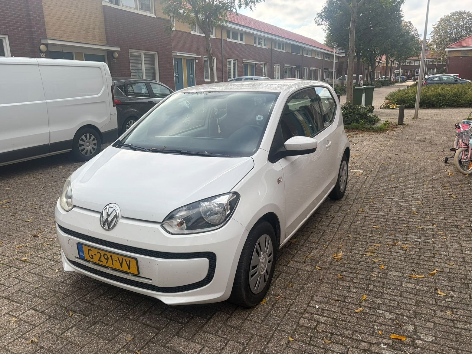 Volkswagen up! 1.0 44KW 2012 Wit, Ophalen, Gebruikt, Volkswagen