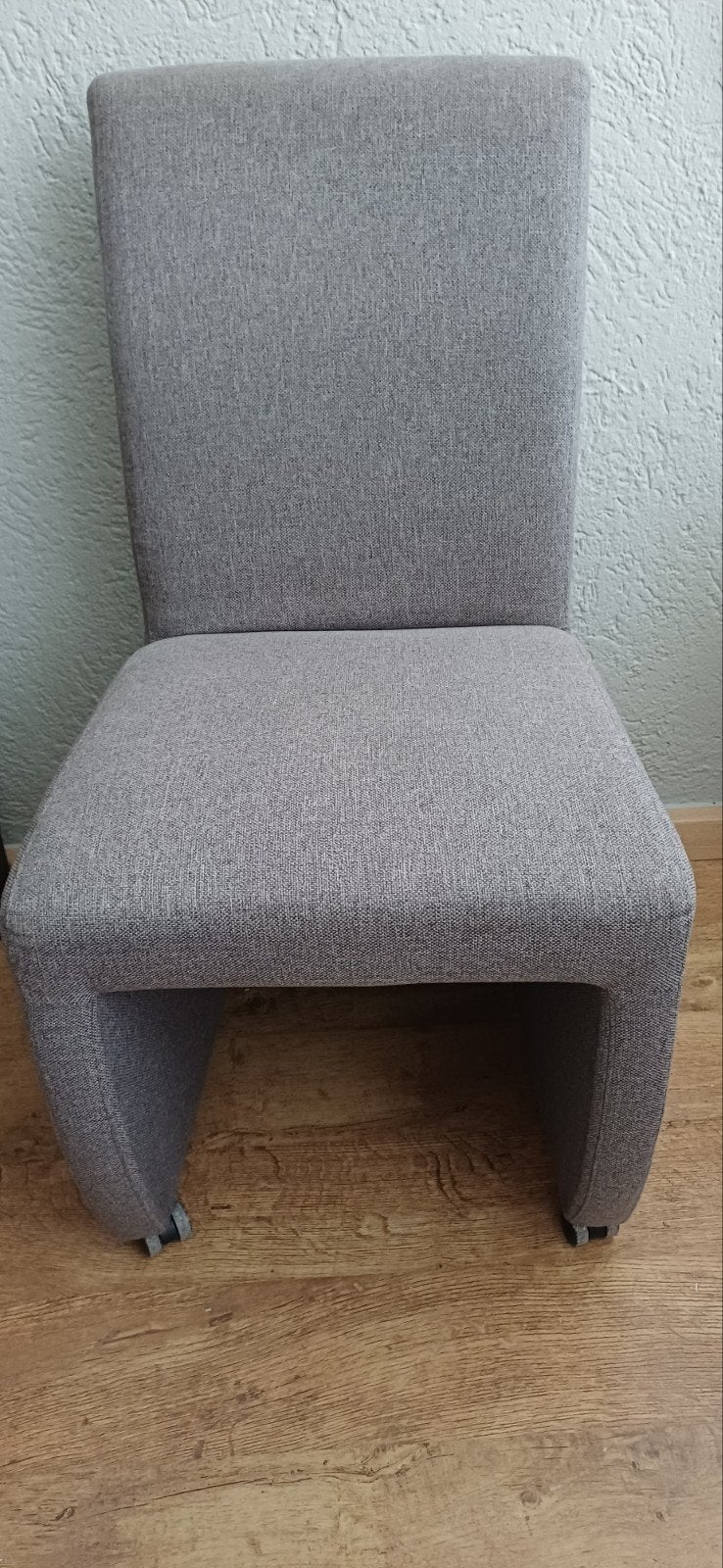 6 Lowik eetkamerstoelen - Taupe, goede staat, Huis en Inrichting, Ophalen, Overige kleuren, Zo goed als nieuw, Stof