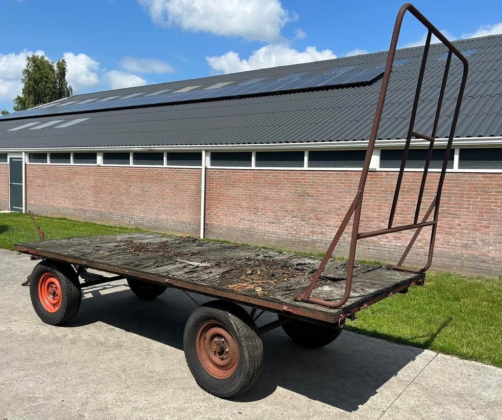 Hooiwagen Landbouwwagen, Ophalen, Gebruikt