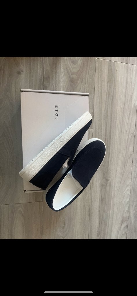 ETQ Loafers Blueberry/Donkerblauw Maat 42 Nieuw!, Blauw, Nieuw, Ophalen of Verzenden, Loafers
