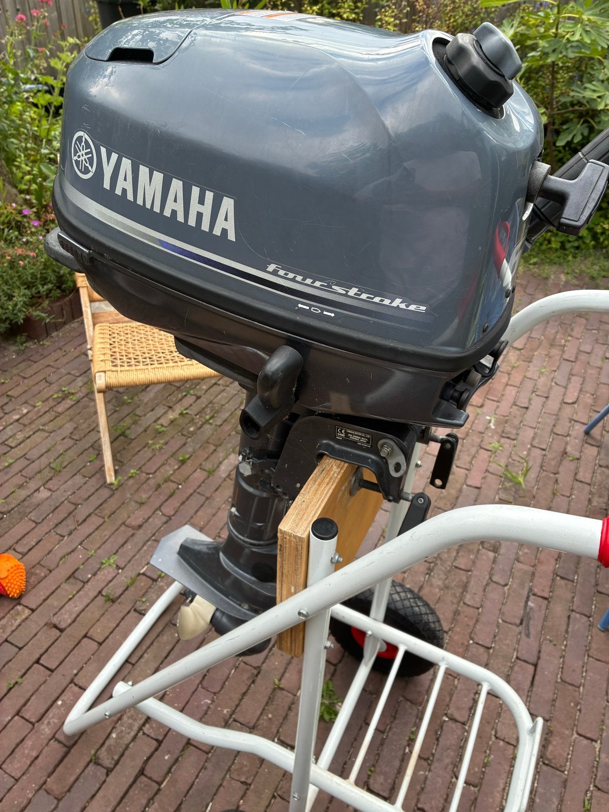 Yamaha 6 pk 4 takt | Nieuwstaat | met accessoires, Watersport en Boten, Buiten- en Binnenboordmotoren, Ophalen, Gebruikt, 5 tot 10 pk