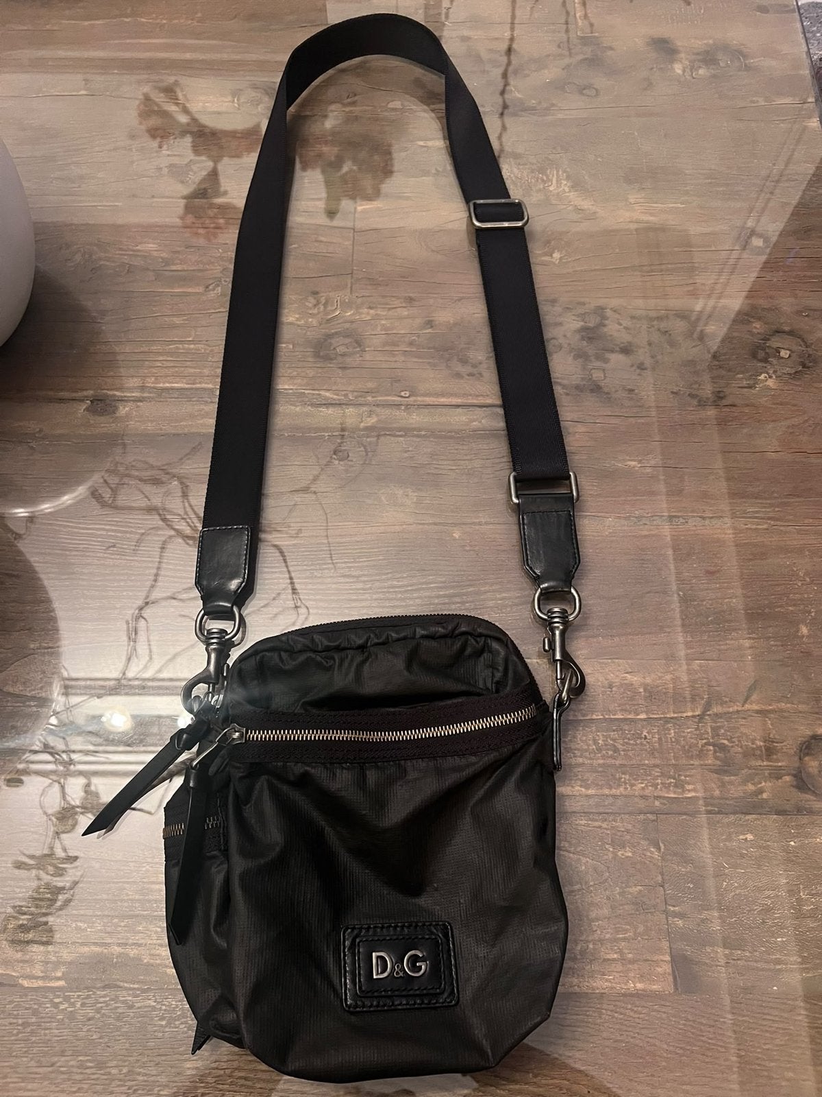 D&G Limited Edition Heren Schoudertas - grijs, Ophalen of Verzenden, Gebruikt, Grijs, Overige merken