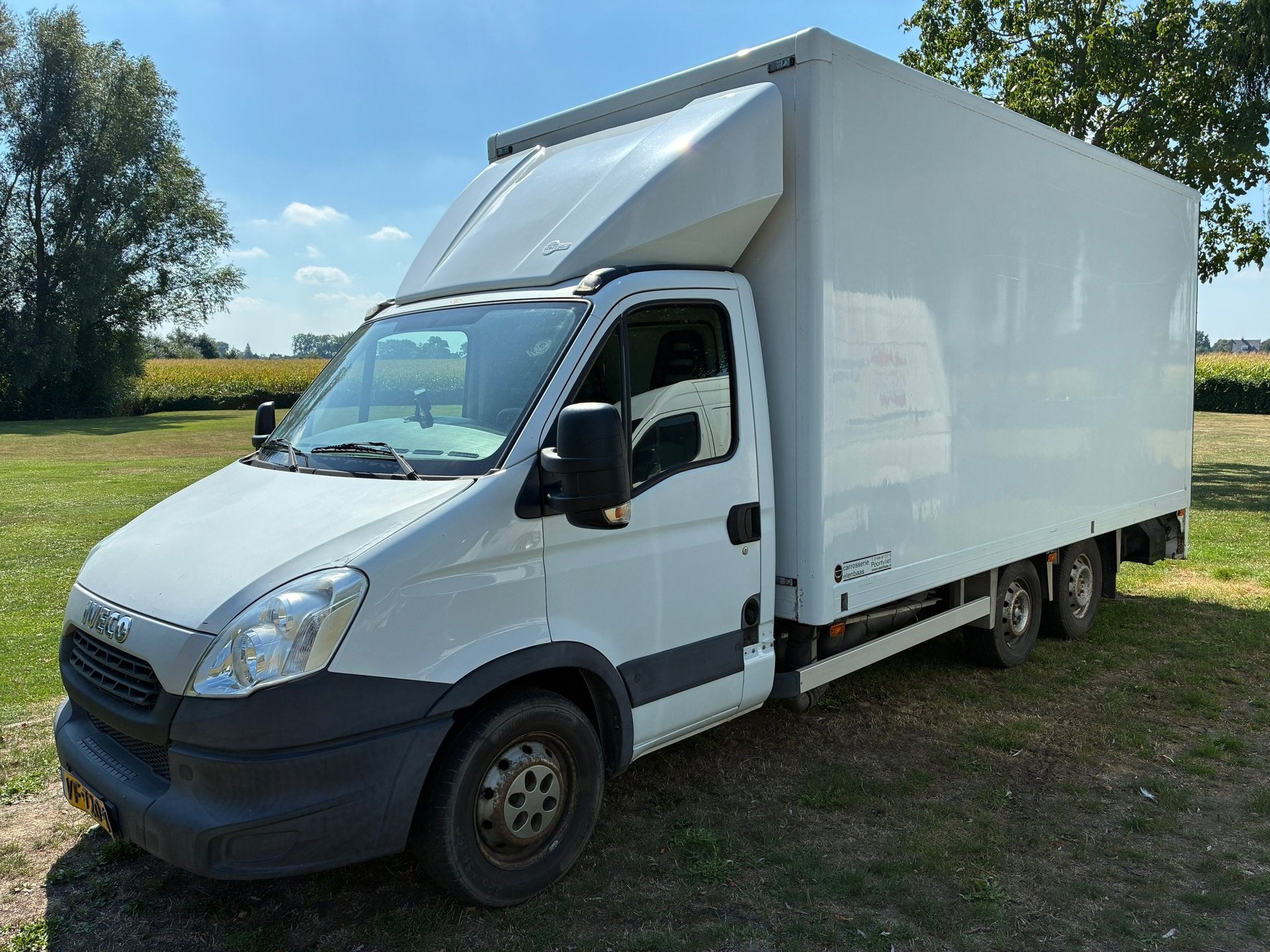 Iveco Daily 35S17 BE COMBI CLICKSTAR 170pk wb375 LAADKLEP, Auto's, Euro 5, Gebruikt, Zwart, 4 cilinders