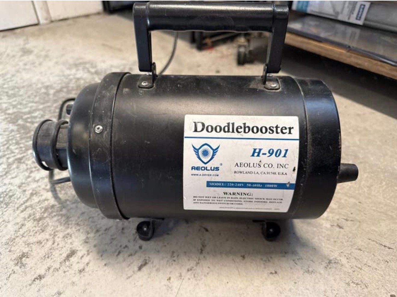 Doodlebooster H-901. hondenföhn waterblazer Koopje!, Ophalen of Verzenden, Zo goed als nieuw