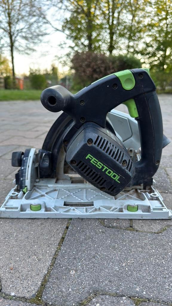 Festool TS 55 EBQ inval zaag, Doe-het-zelf en Verbouw, Gereedschap | Zaagmachines, Zo goed als nieuw, Invalzaag, 1200 watt of meer