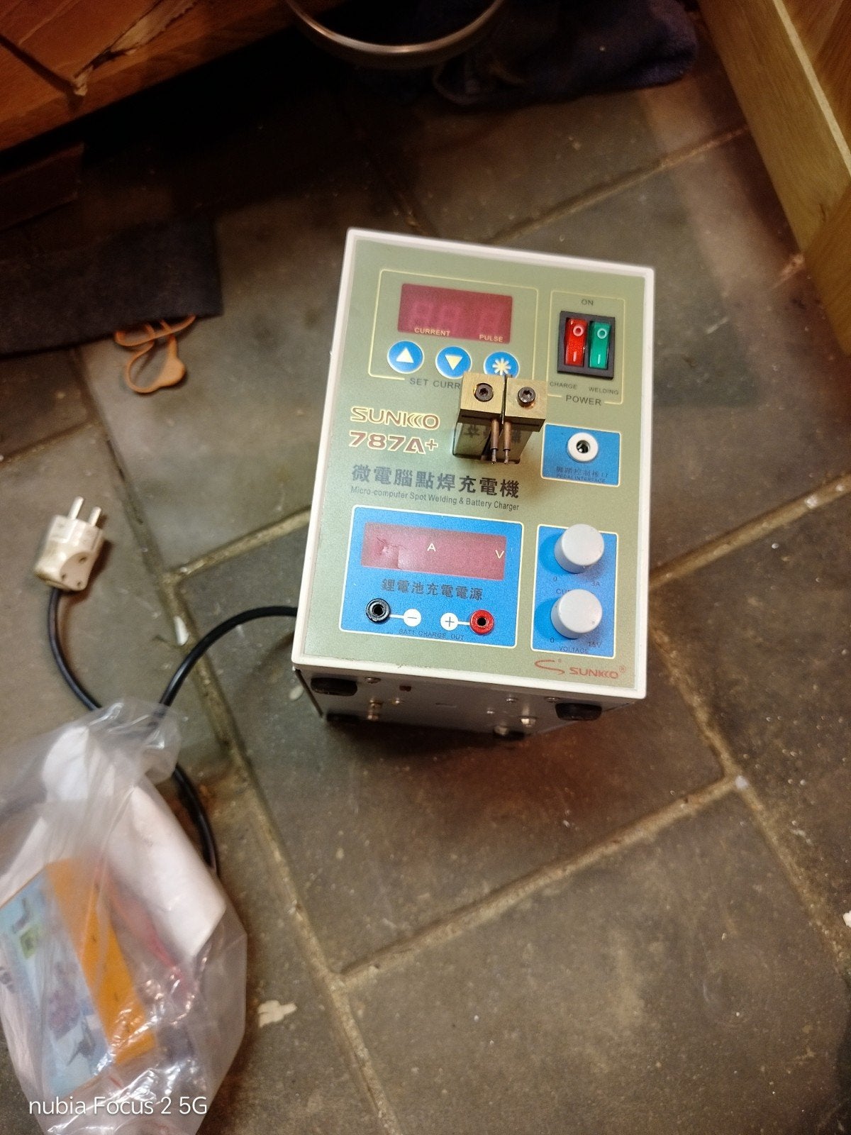 SUNKKO 787A+ Puntlasapparaat en Batterijlader, Ophalen of Verzenden