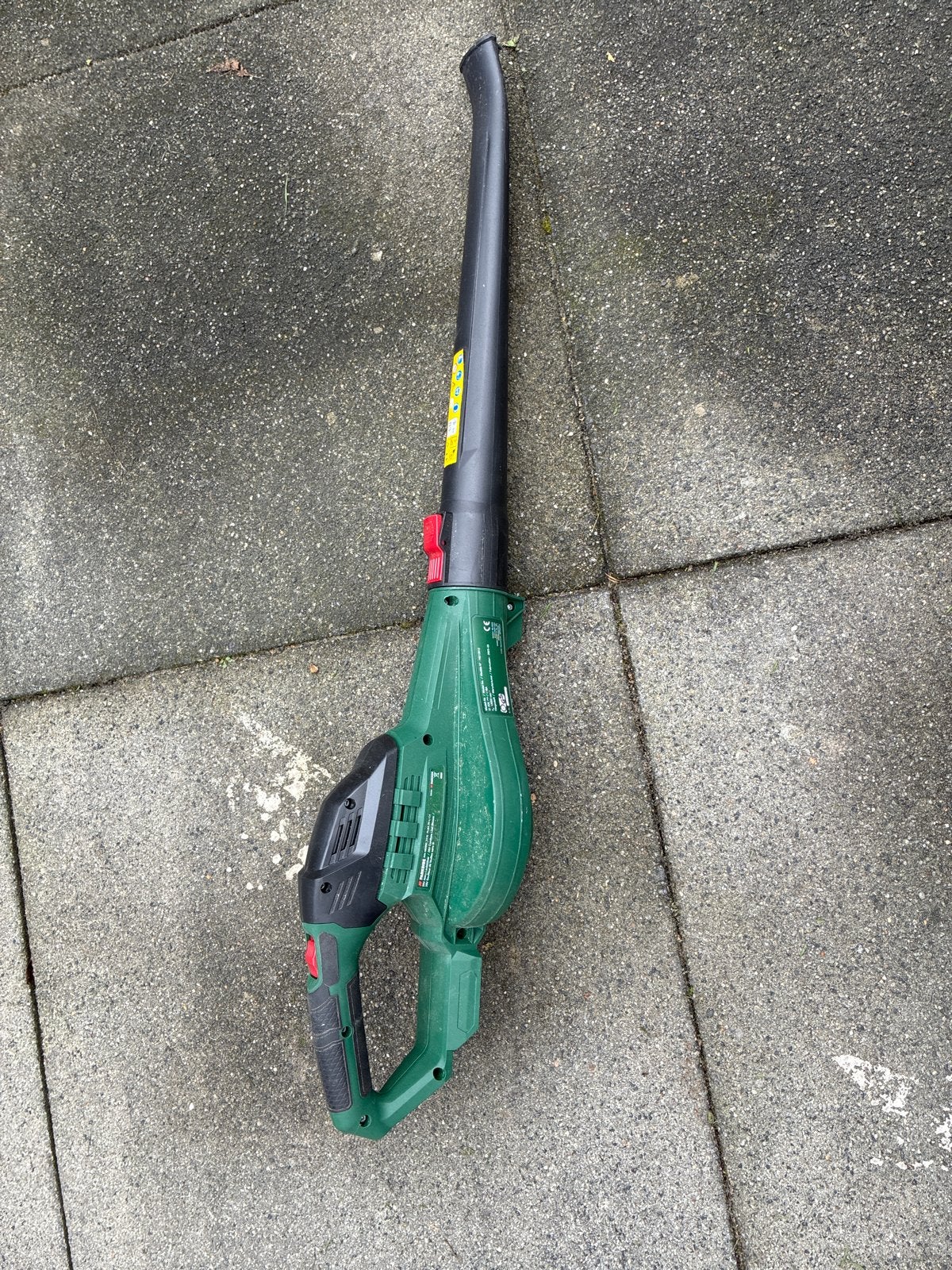 Parkside Bladblazer op accu (excl. accu), Ophalen of Verzenden, Gebruikt, Accu, Handgedragen