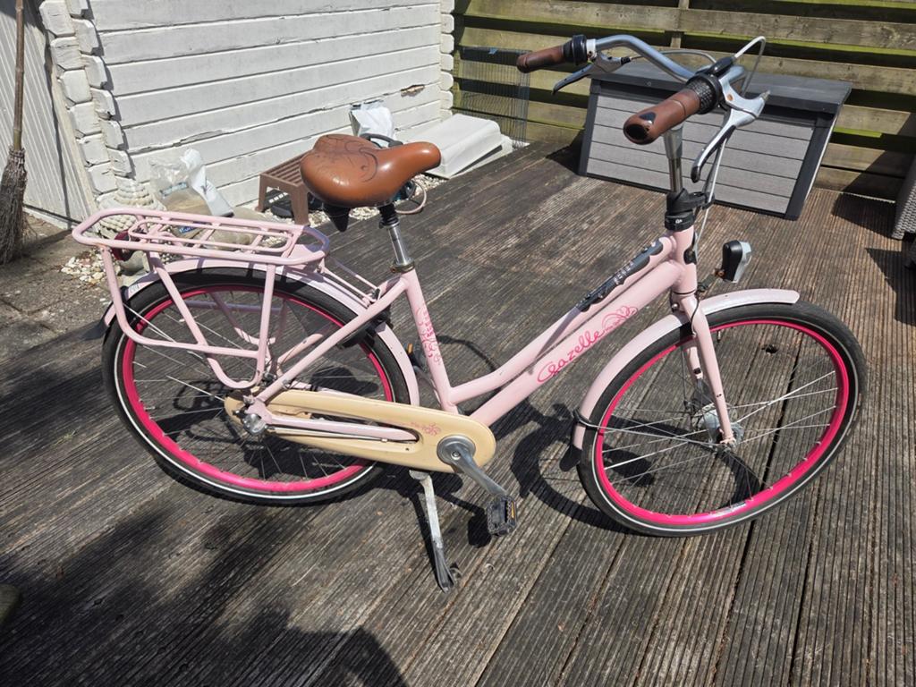 Dames fiets Gazelle Miss Grace, Ophalen, Gebruikt, Gazelle, Versnellingen