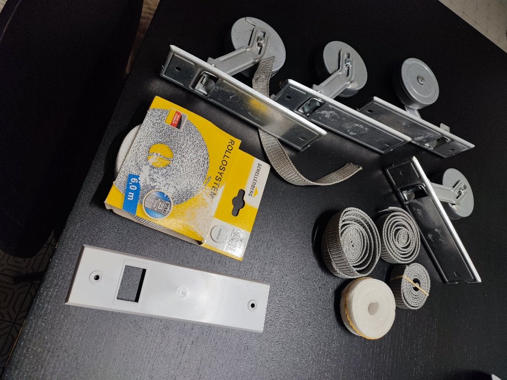 rolluikhouders (inbouw) + lint, 100 tot 150 cm, Nieuw, Ophalen of Verzenden, Wit
