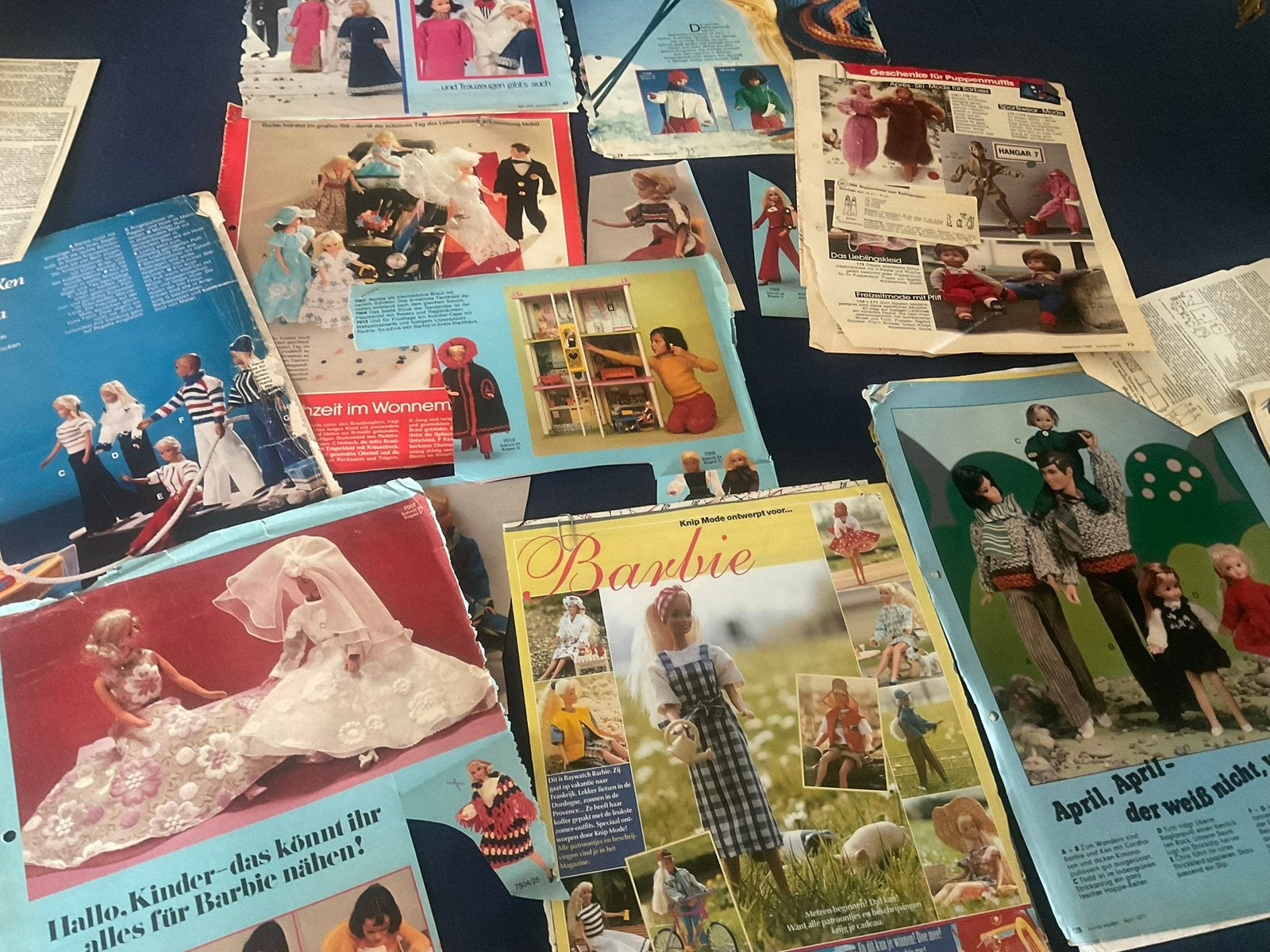 Patronen naaien /breien KEN en Barbie jaren’70, Ophalen of Verzenden, Zo goed als nieuw, Kind, Overige merken