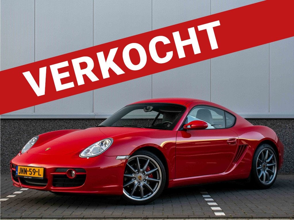 Porsche Cayman S 3.4 | PASM | Bi Xenon | Sound package | Spo, Auto's, Gebruikt, Zwart, 296 pk, Stoelverwarming