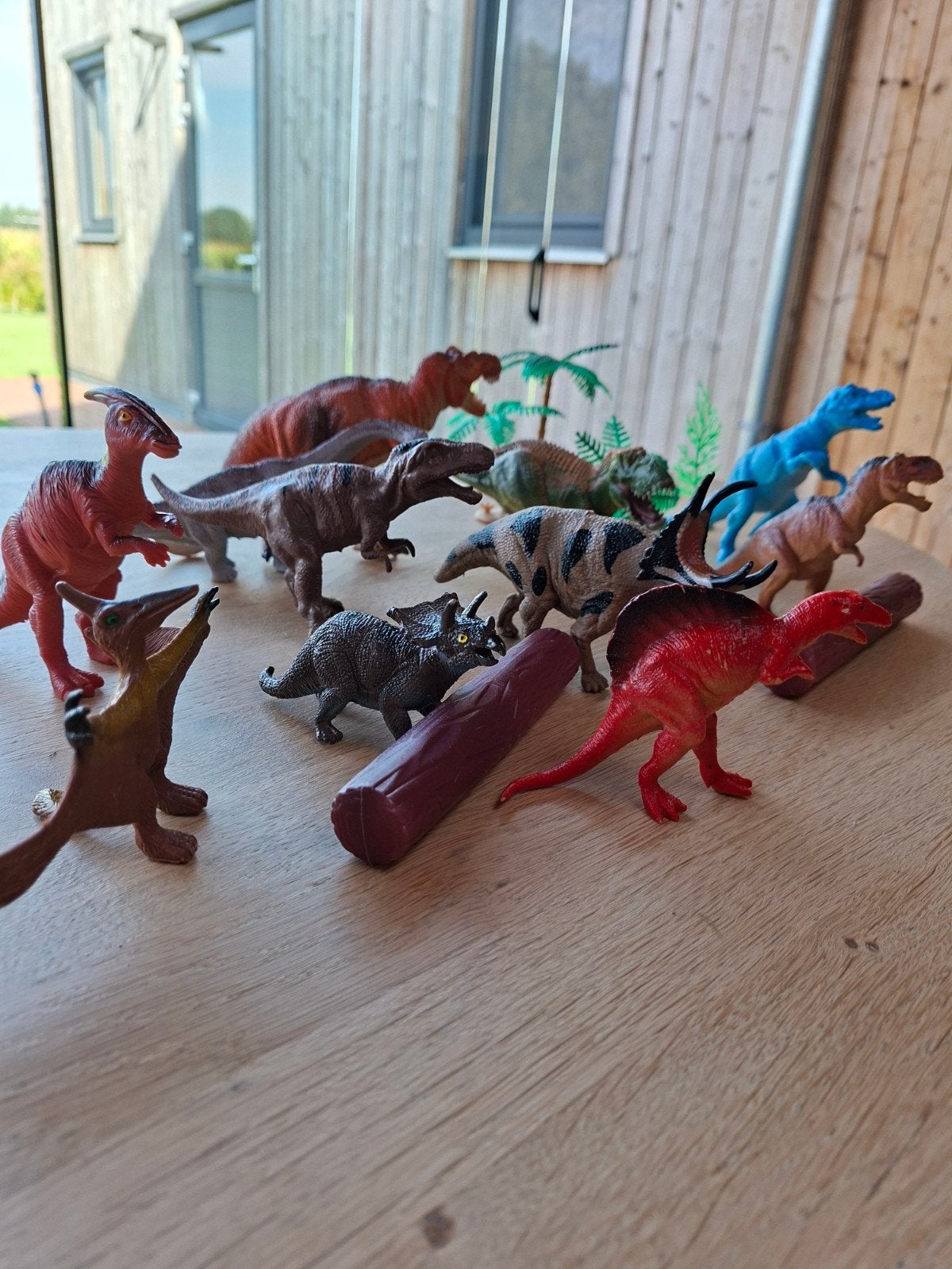 Dinosaurus speelgoed set, Ophalen of Verzenden, Gebruikt