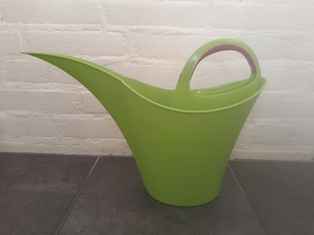 Vaas gieter bloembak ~ bos bloemen plant ~ design groen, Tuin en Terras, Gieters, Ophalen of Verzenden, Nieuw, Kunststof
